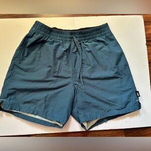 Vans Blue and Black Drawstring Shorts size S